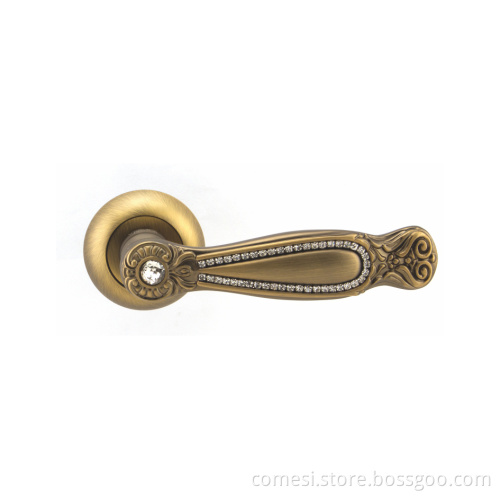 Zamak Rosette Door Handle (CM-322)